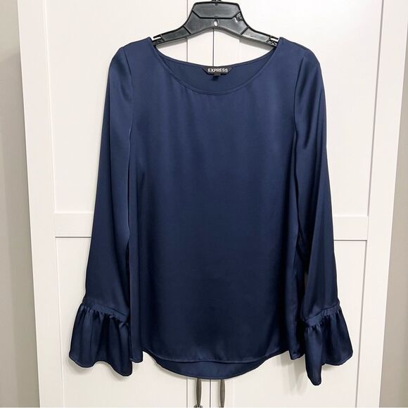 Express Tops - Express Bell Sleeve Blouse
